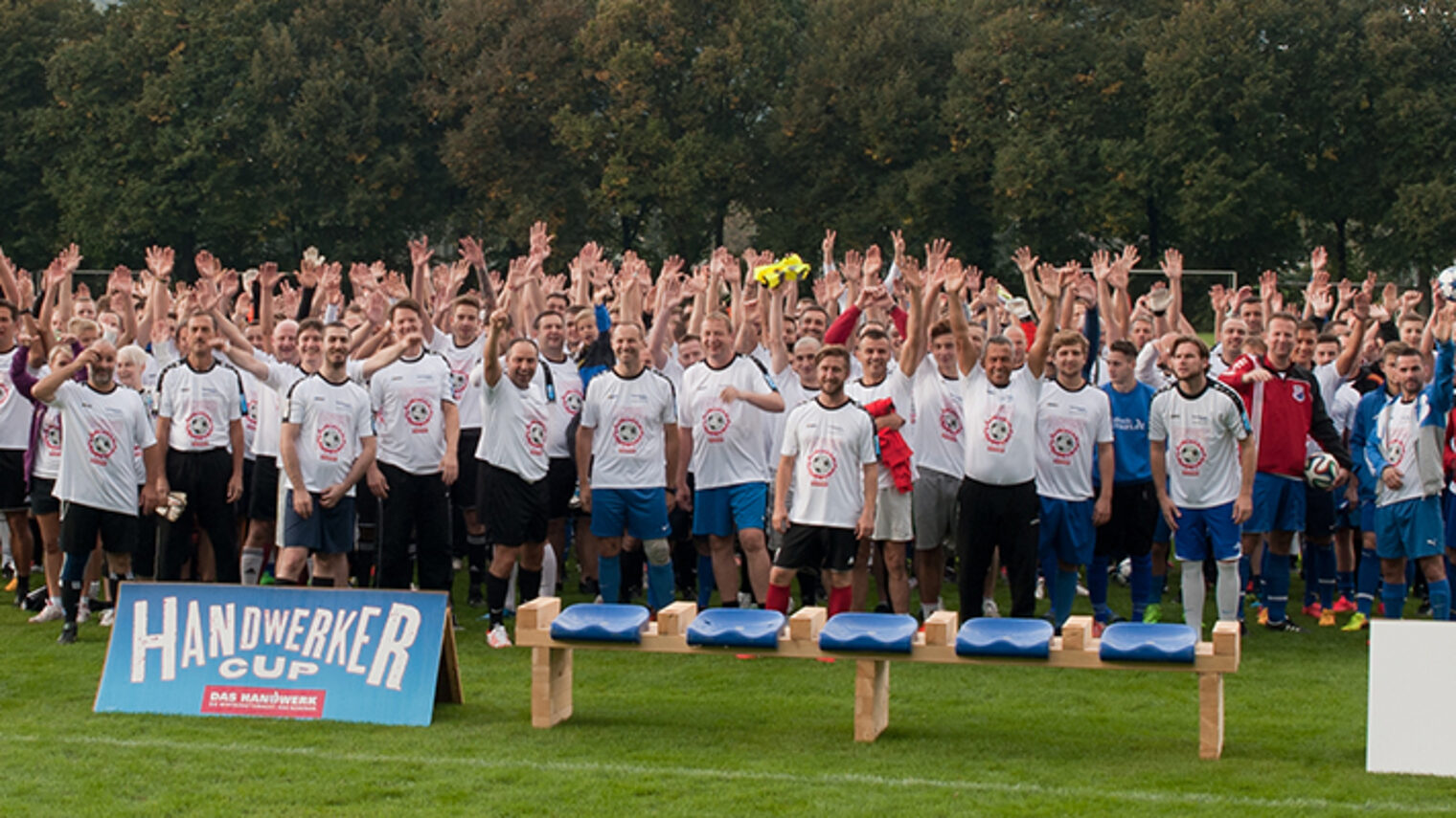 Beim Handwerker Cup 2015 war mächtig was los.