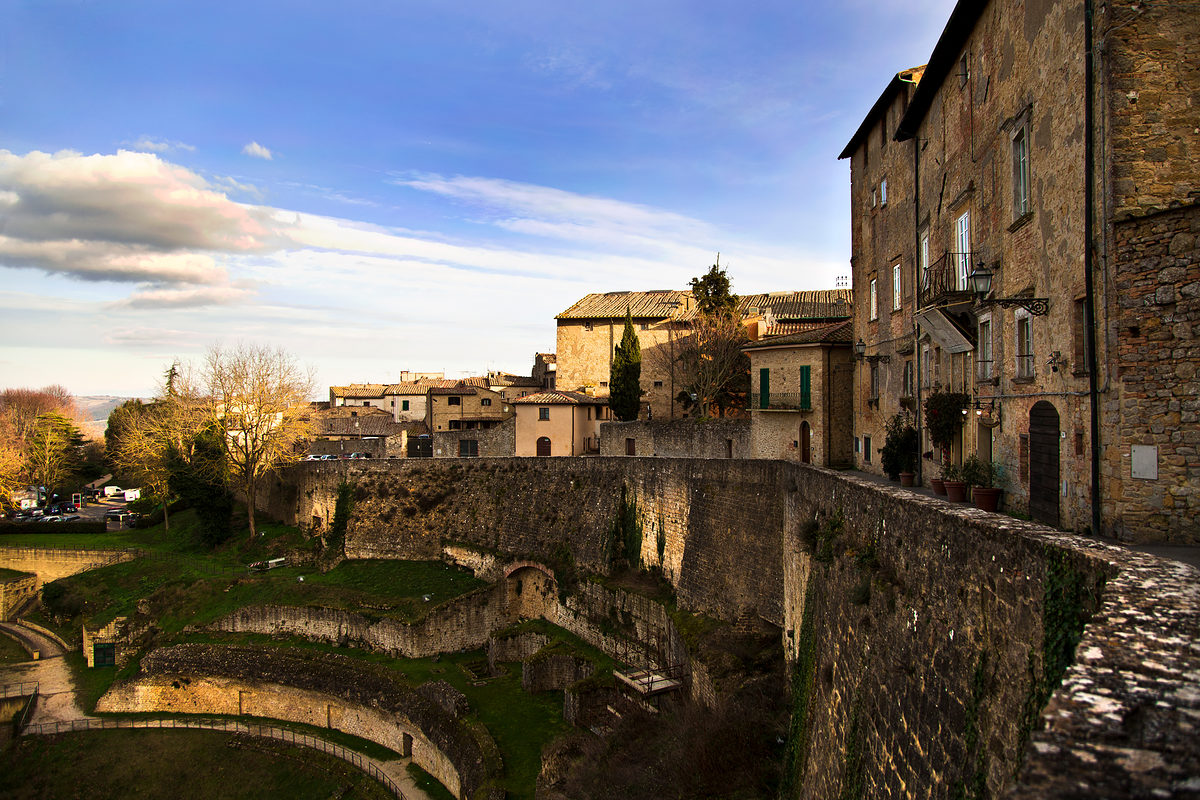 Das Städtchen Volterra bietet tolle Ausblicke und Panoramen. Das Städtchen Volterra bietet tolle Ausblicke und Panoramen.