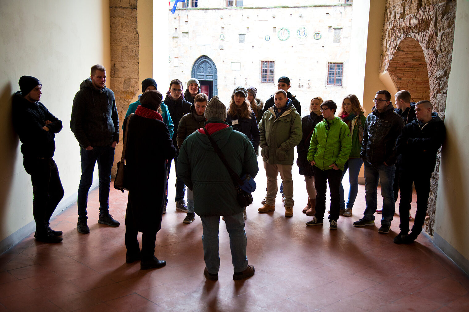 Führung durch das Rathaus in Volterra