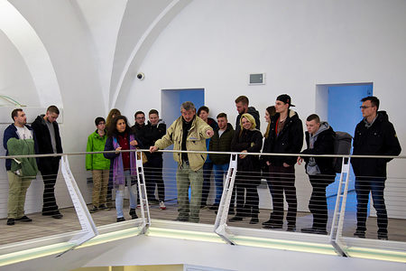 Besuch in der Fondazione Cassa di Risparmio di Volterra.