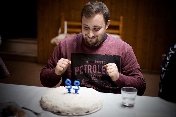 So sieht Vorfreude auf den Kuchen aus!