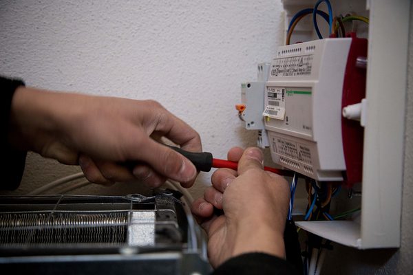 Ohne Elektrik geht es nicht.