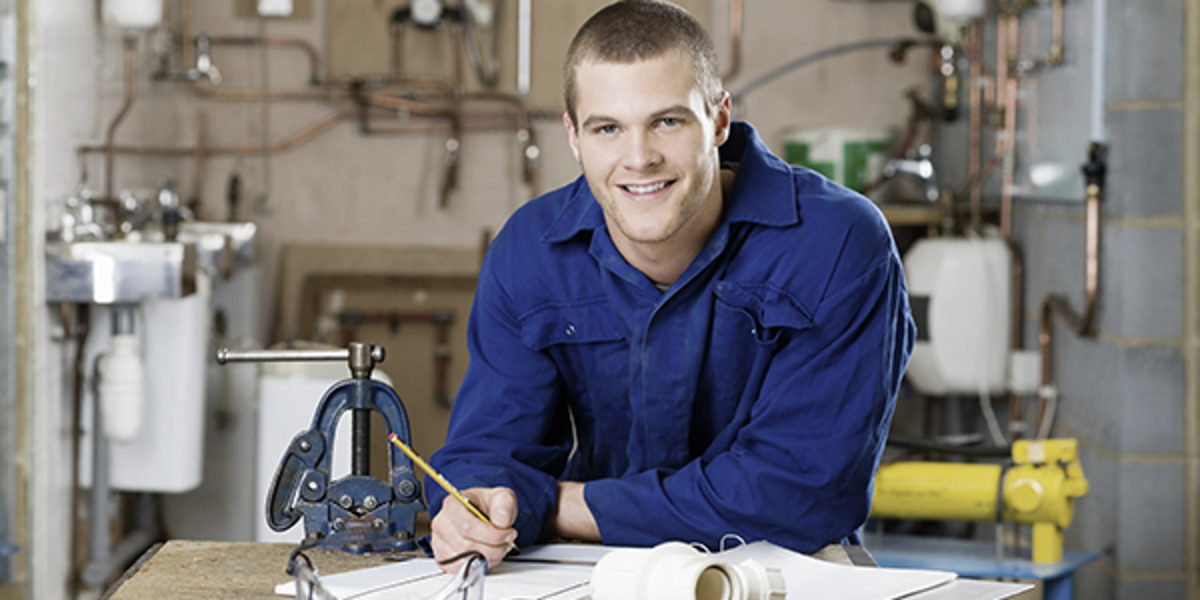 Apprentice plumber