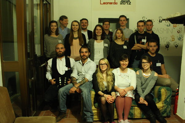 Diese 16 jungen Handwerkerinnen und Handwerker sind das Team Volterra 2018.