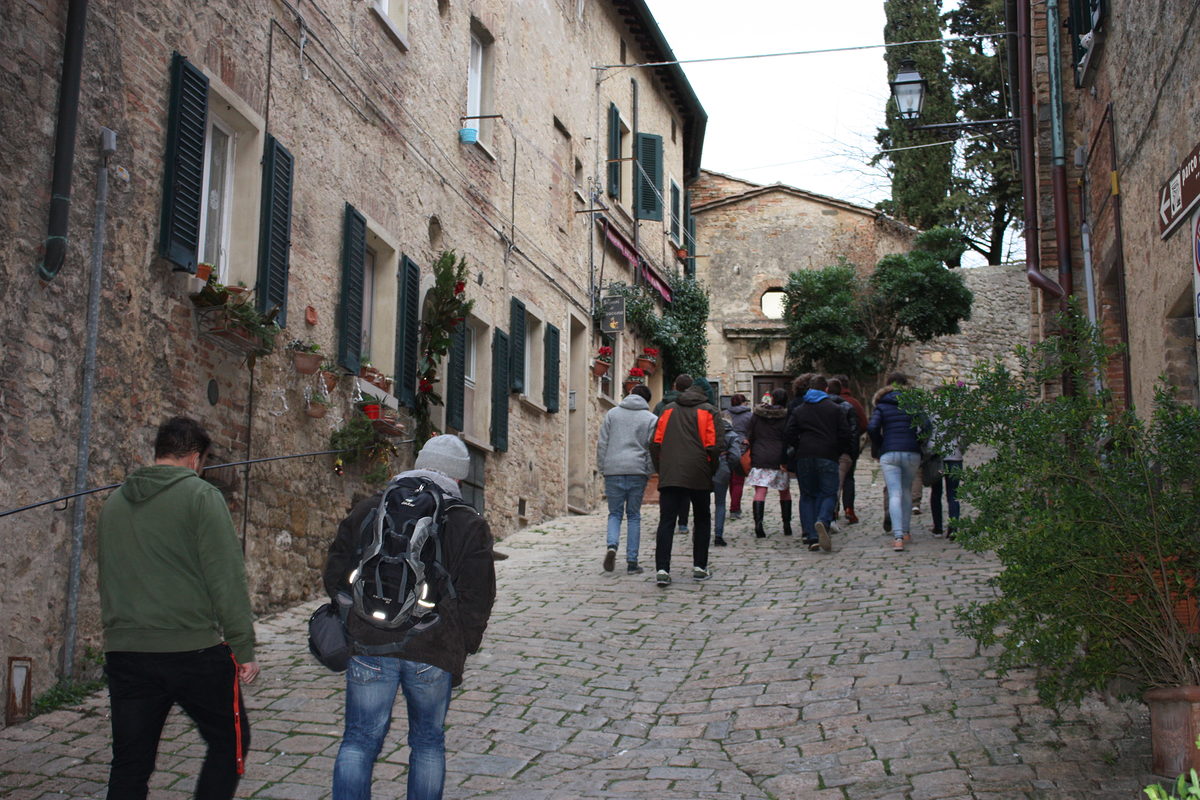 Stadtspaziergang durch Volterra. Stadtspaziergang durch Volterra.