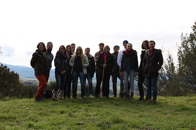 Gruppenausflug auf den Monte Valtraio.