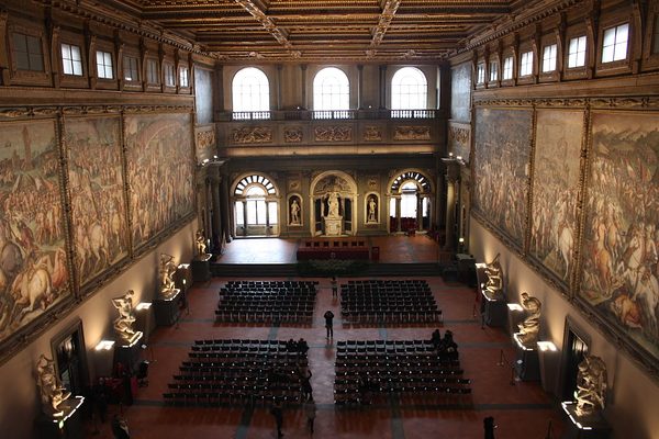 Das Rathaus von Florenz.