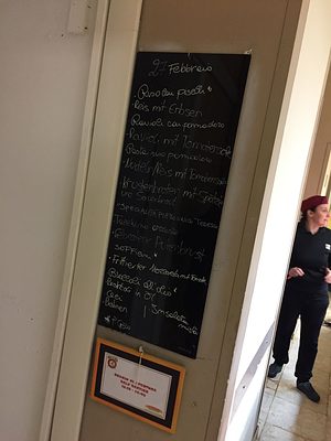 Schwäbisches Essen in einer italienischen Mensa?