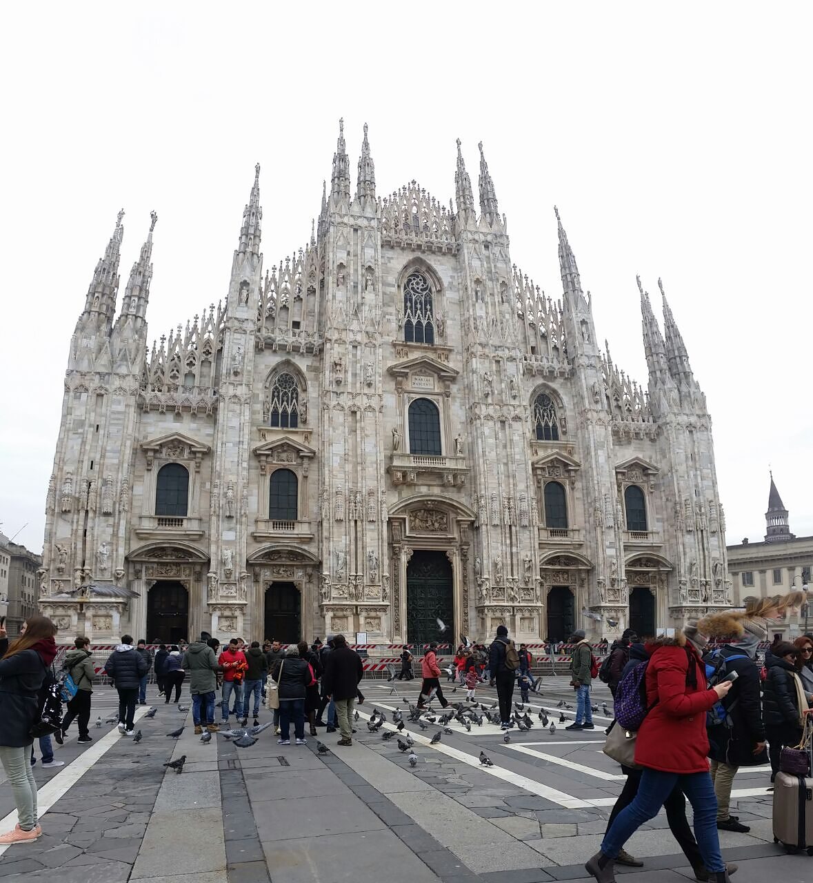 Der Mailänder Dom in voller Pracht. Der Mailänder Dom in voller Pracht.