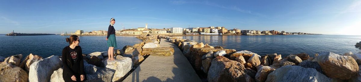 Tolles Panorama von San Vincenzo.