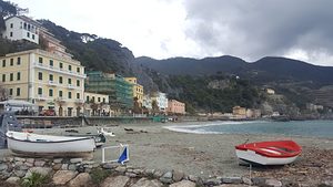 Der Strand von Monterosso.