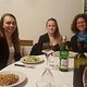 Und Larissa, Viktoria, Lisa und Clara, die bei der Villa Palagione arbeitet, im Da Bado.