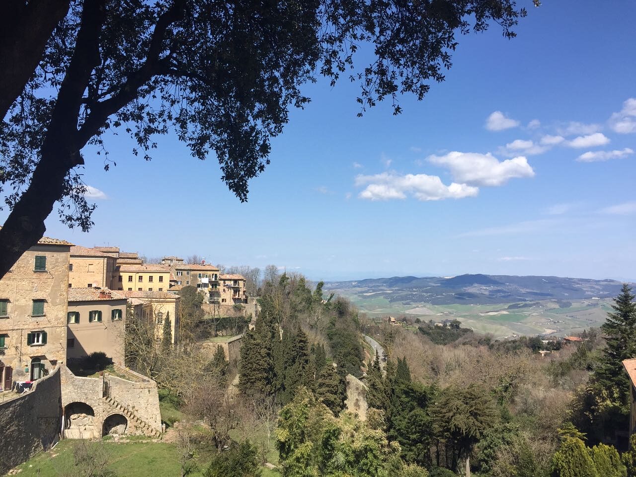 Ein schöner Blick in die Toskana.