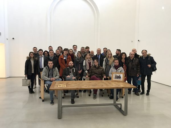 Gruppenfoto zum Abschluss in der Fondazione.