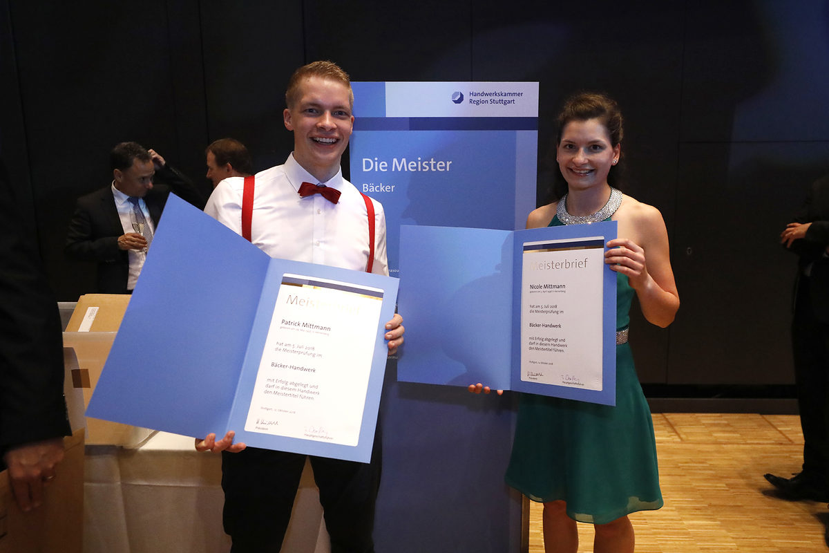 Nicht nur Bäckermeister, sondern auch kürzlich zu den besten Bäckern Deutschlands gekürt: Nicole Mittmann und ihr Cousin Patrick. Nicht nur Bäckermeister, sondern auch kürzlich zu den besten Bäckern Deutschlands gekürt: Nicole Mittmann und ihr Cousin Patrick.