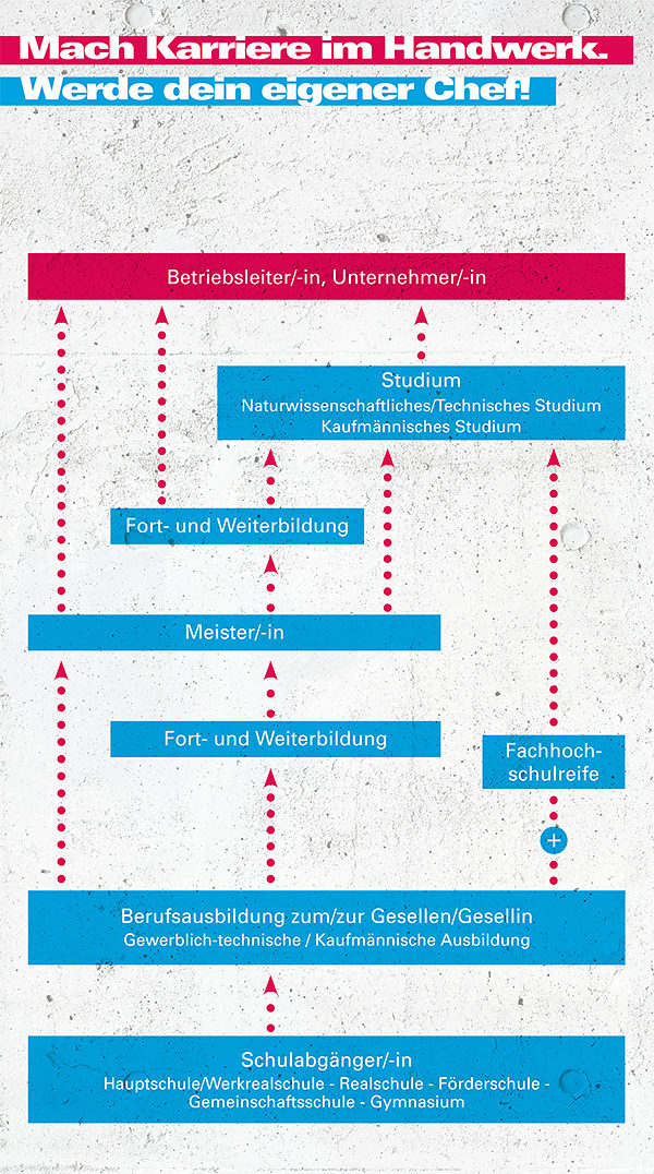 Ausbildung-Studienaussteiger-Karriereleiter