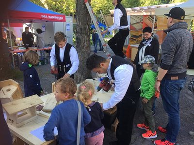 In Fellbach lernten die Handwerker von morgen von den Handwerkern von heute.