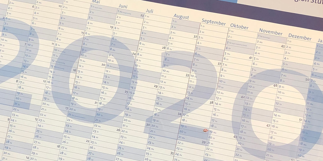 News-Wandkalender-2020