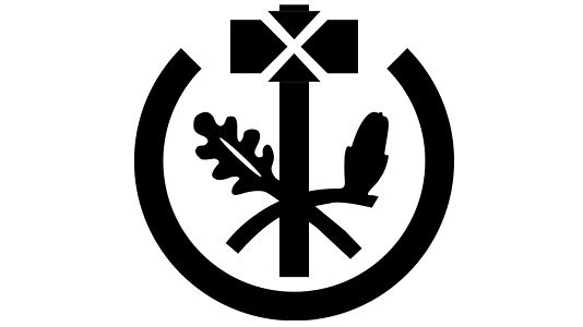 In der ersten Hälfte des 20. Jahrhunderts präsentierte sich das Handwerk durchgängig mit diesem Emblem: Ein Hammer symbolisierte jede Art von Handwerkszeug und damit den Wirtschaftszweig Handwerk. Eichel und Eichenlaub spezifizierten dies zum deutschen Handwerk. Der umlaufende Ring stand für das Streben nach (göttlicher) Vollkommenheit. Einige der heutigen Handwerksorganisationen verwenden dieses Emblem noch immer.