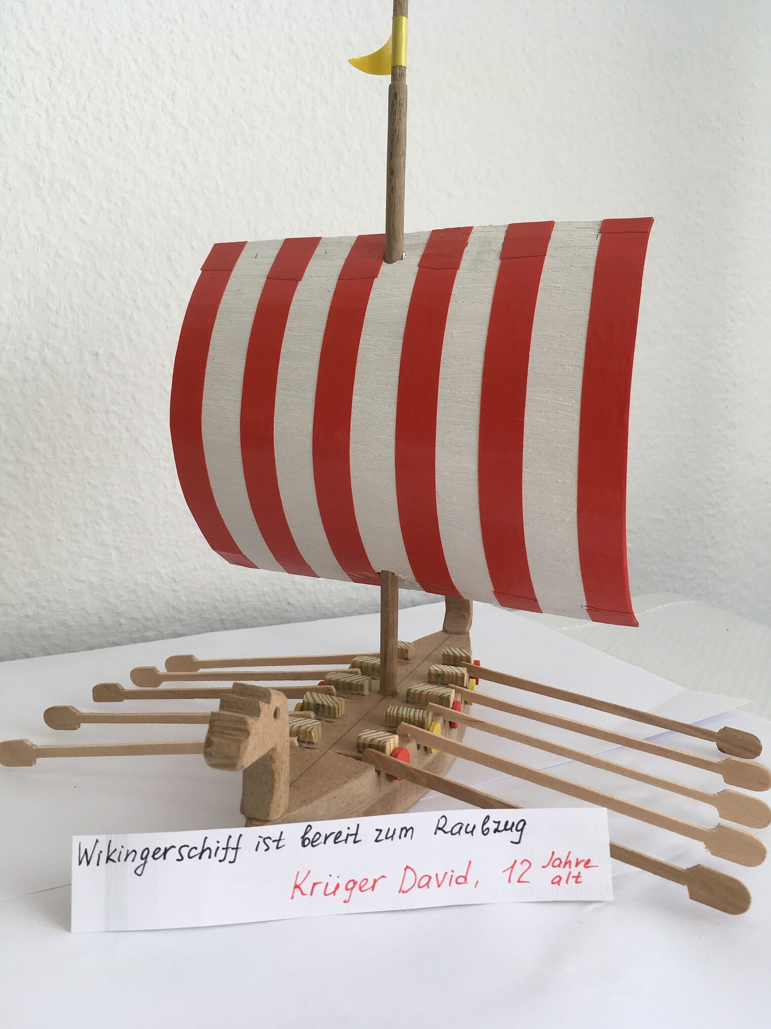 "Wikingerschiff ist bereit zum Raubzug" - David (12)