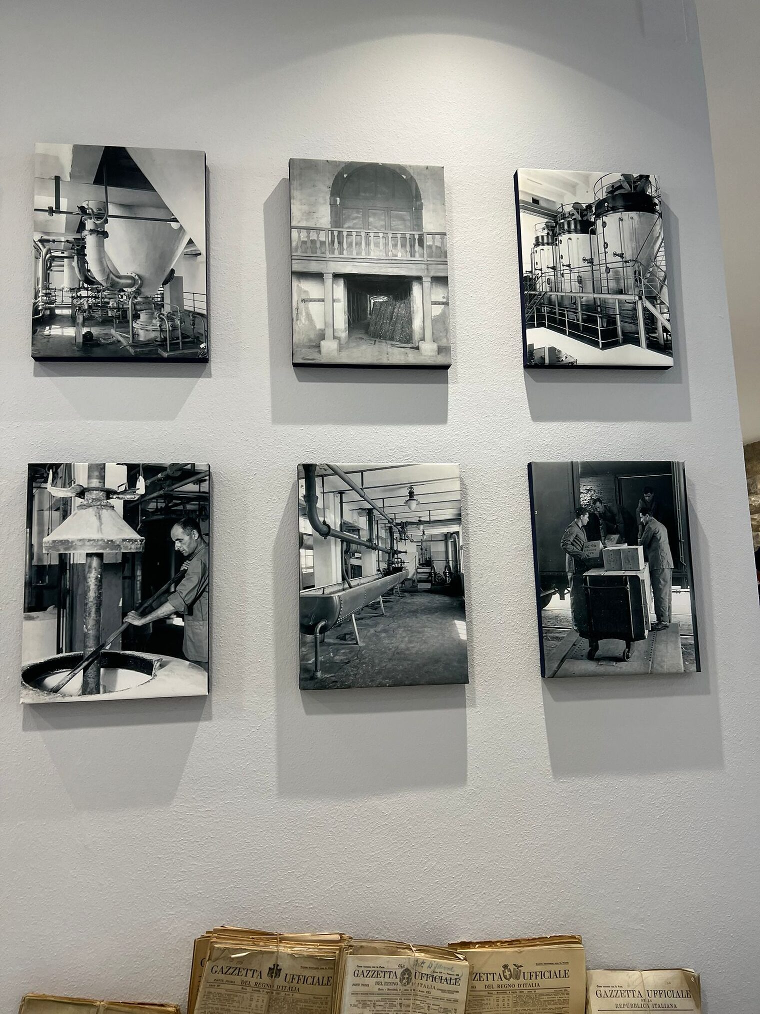 Bilder aus früheren Zeiten der Salzanlage.