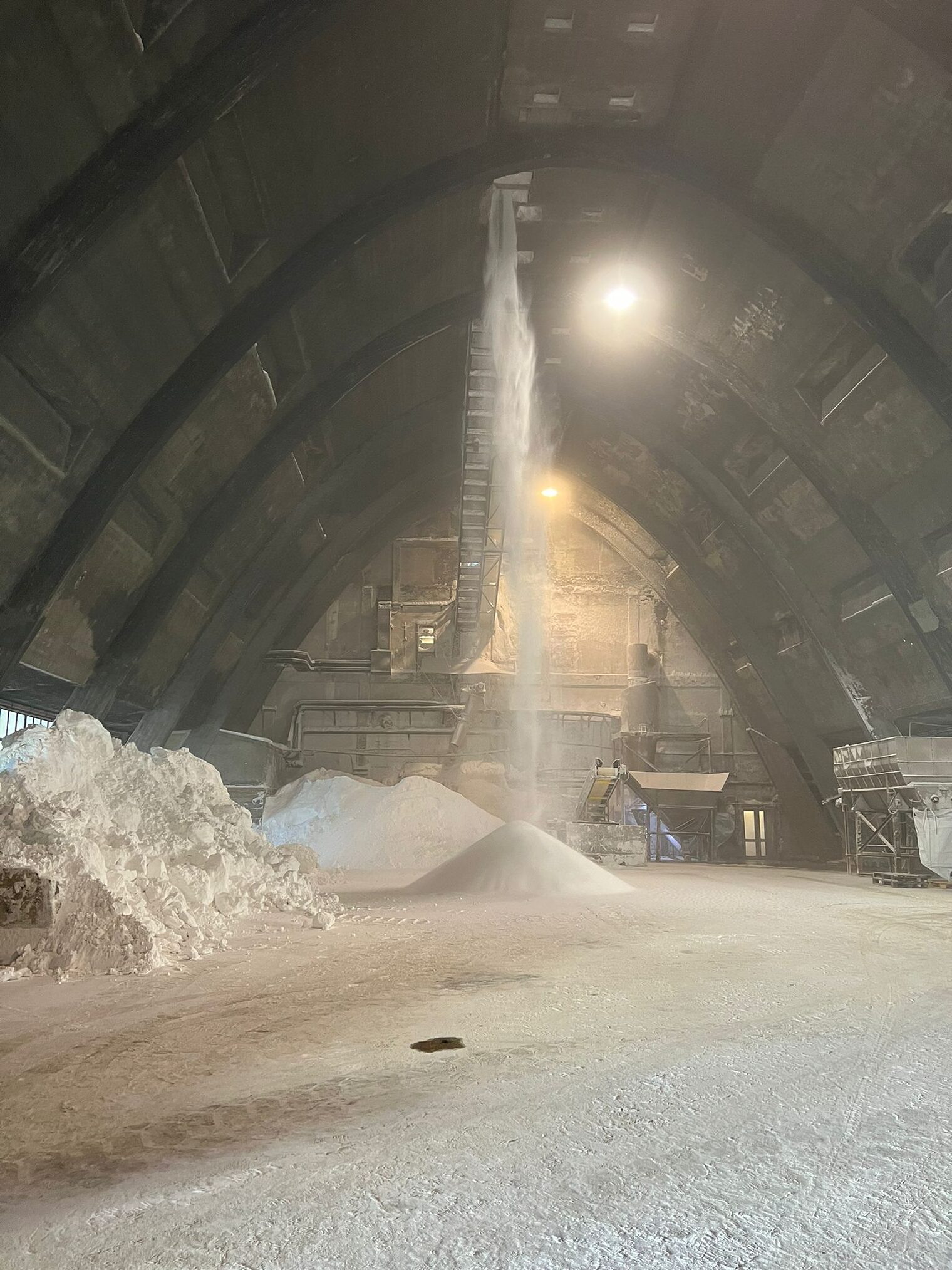 Hier wird das Salz eingefüllt.