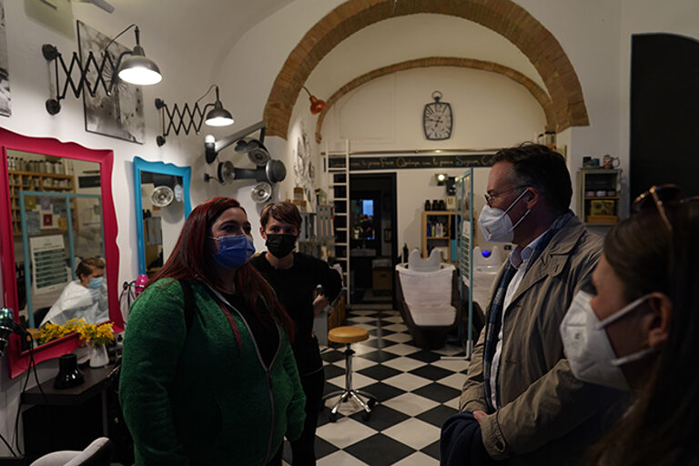 Volterra-2022-Besuch-HWK-Friseursalon-Friedrich