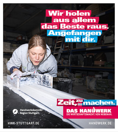 Imagekampagne 2024 Flight 2 Stuckateurin