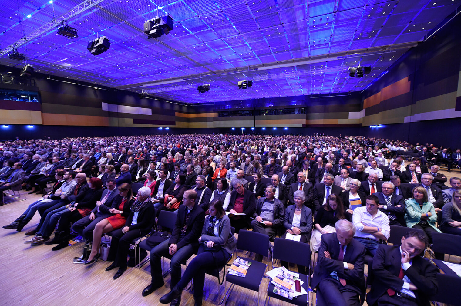 2.600 Gäste waren bei der Meisterfeier im Saal.