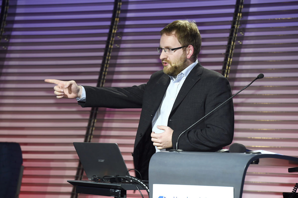 PLW 2015: Astrophysiker Urs Ganse von der Universität Helsinki. PLW 2015: Astrophysiker Urs Ganse von der Universität Helsinki.